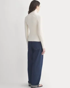Full-Zip Ribbed Jacket in Everyday Cotton