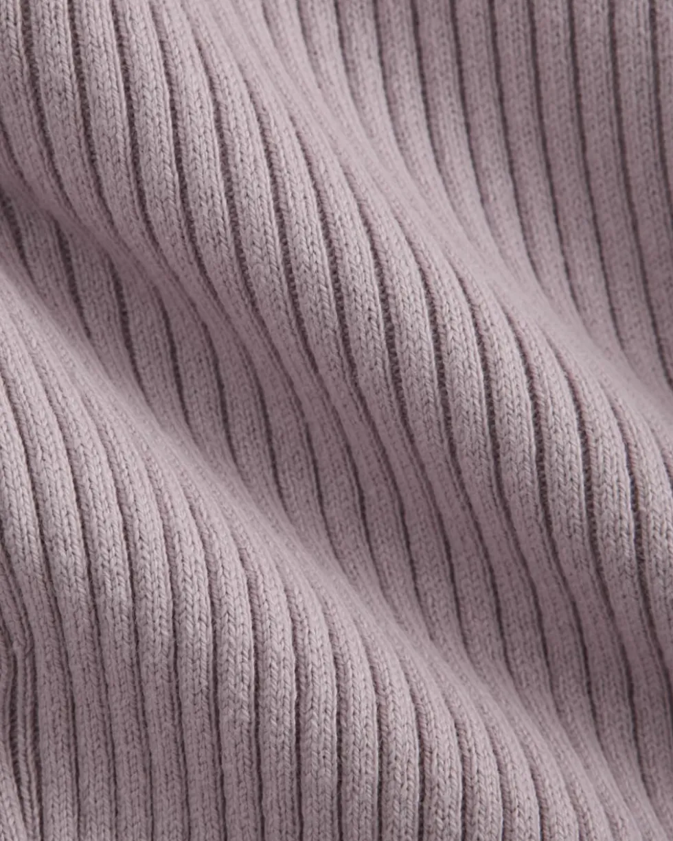 Full-Zip Ribbed Jacket in Everyday Cotton