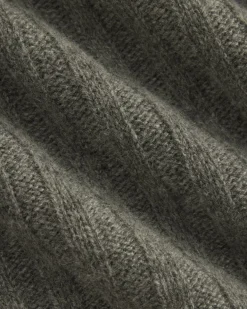 Funnel-Neck Sweater in Wool Cashmere