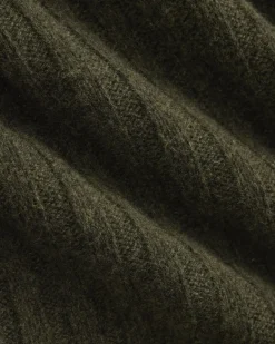 Funnel-Neck Sweater in Wool Cashmere