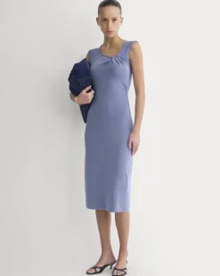 Knit Asymmetrical Midi Dress