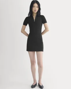 Knit Quarter-Zip Polo