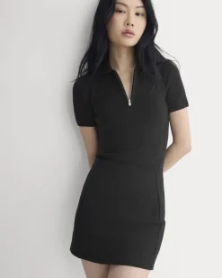 Knit Quarter-Zip Polo
