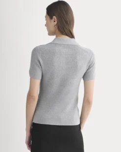 Knit Quarter-Zip Polo