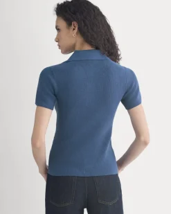 Knit Quarter-Zip Polo