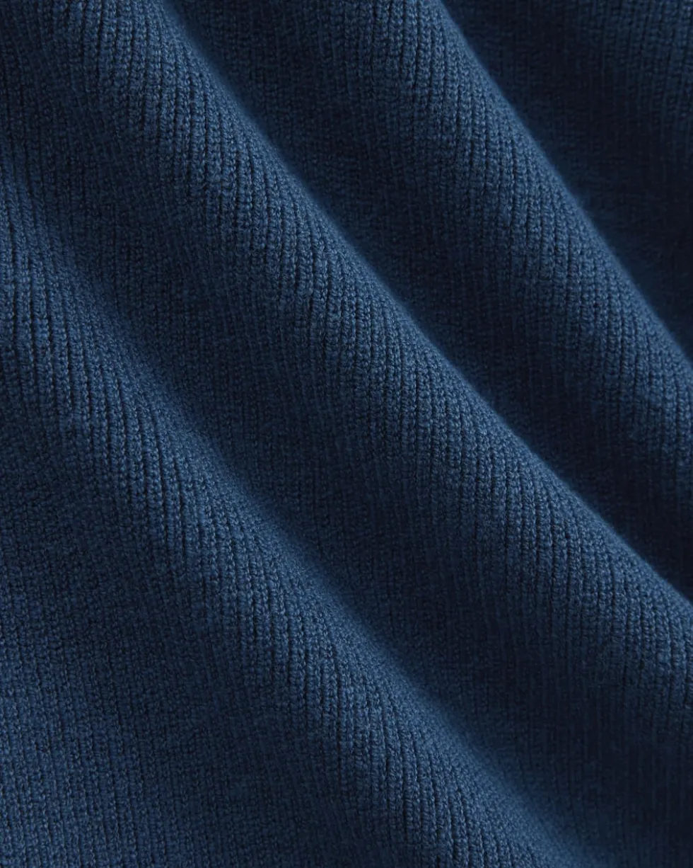 Knit Quarter-Zip Polo
