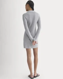 Knit Quarter-Zip Polo Dress