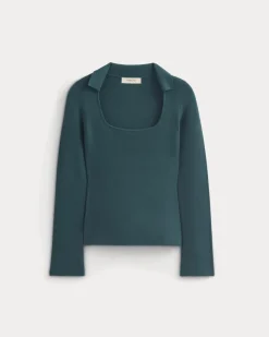 Knit Scoop-Neck Top