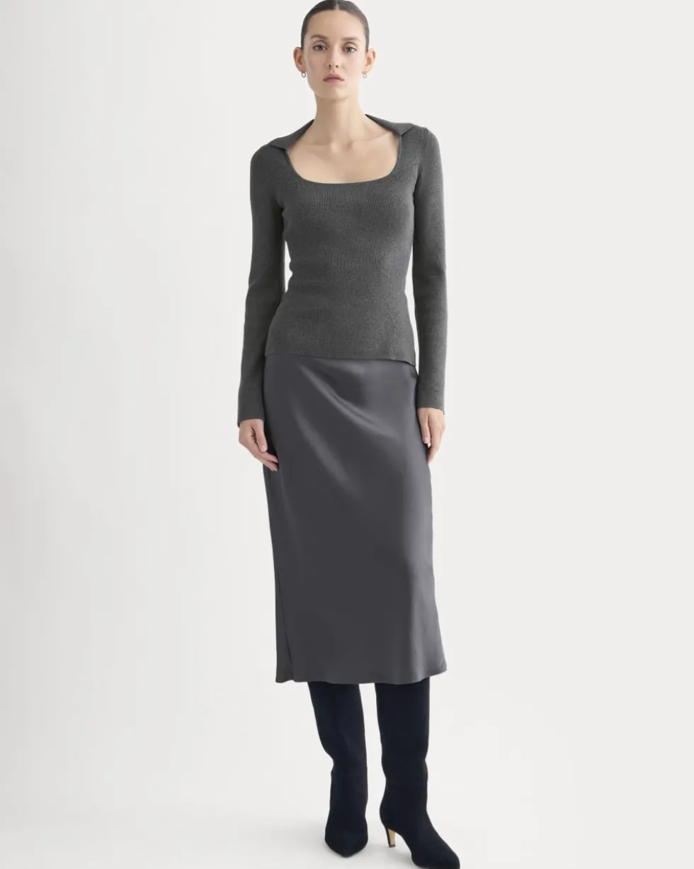 Knit Scoop-Neck Top
