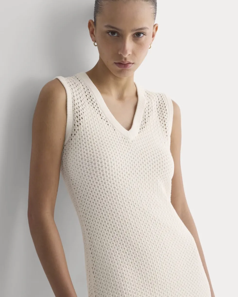 Lace Knit Maxi Sweater Dress