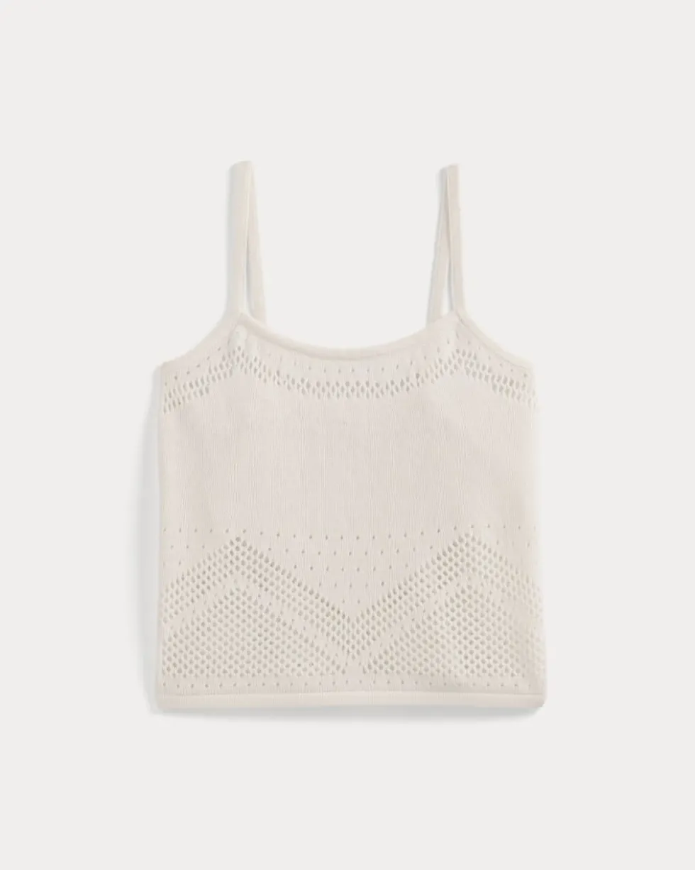 Lace-Knit Cami