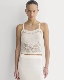 Lace-Knit Cami