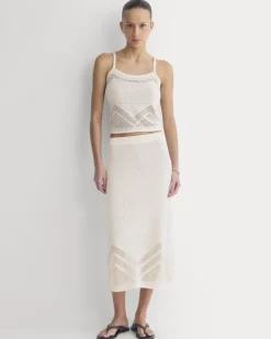 Lace-Knit Cami