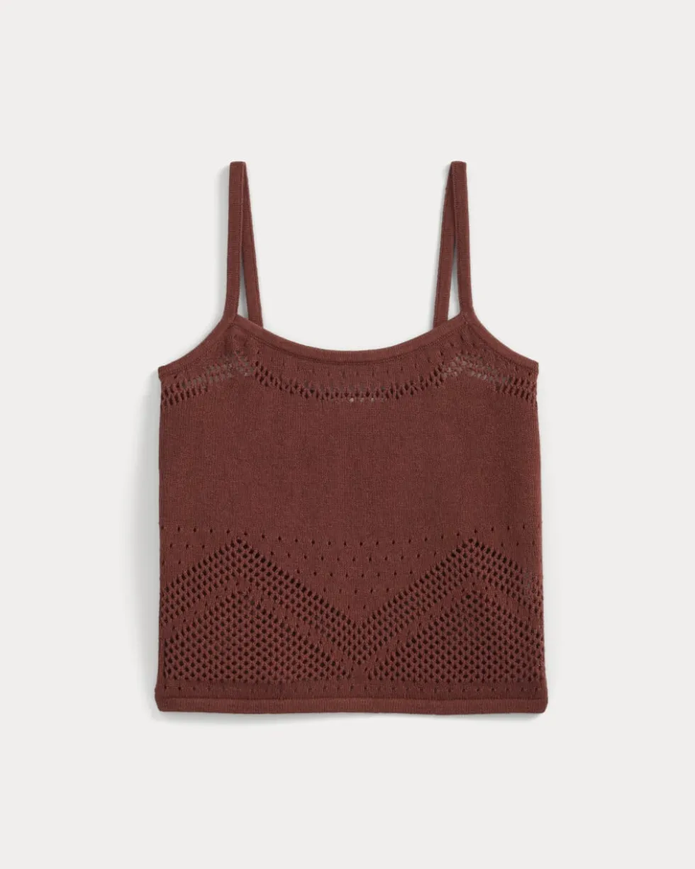 Lace-Knit Cami
