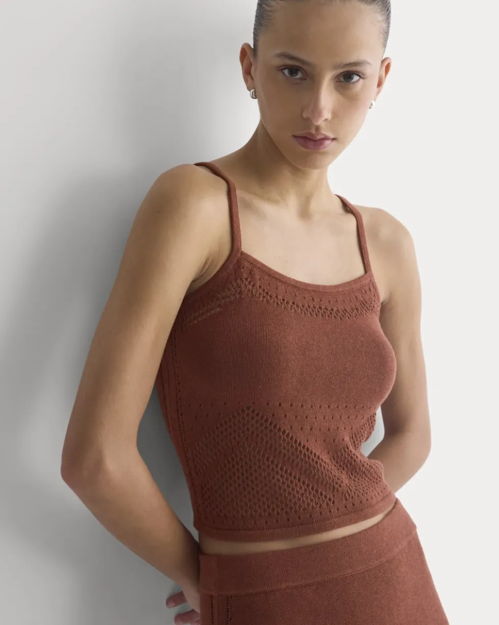 Lace-Knit Cami