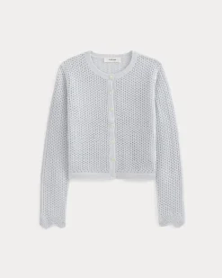 Lace-Knit Cardigan