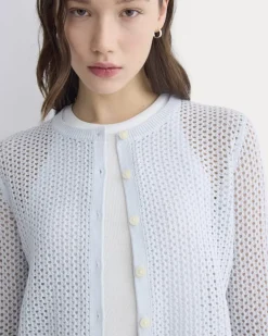 Lace-Knit Cardigan
