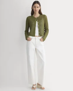 Lace-Knit Cardigan