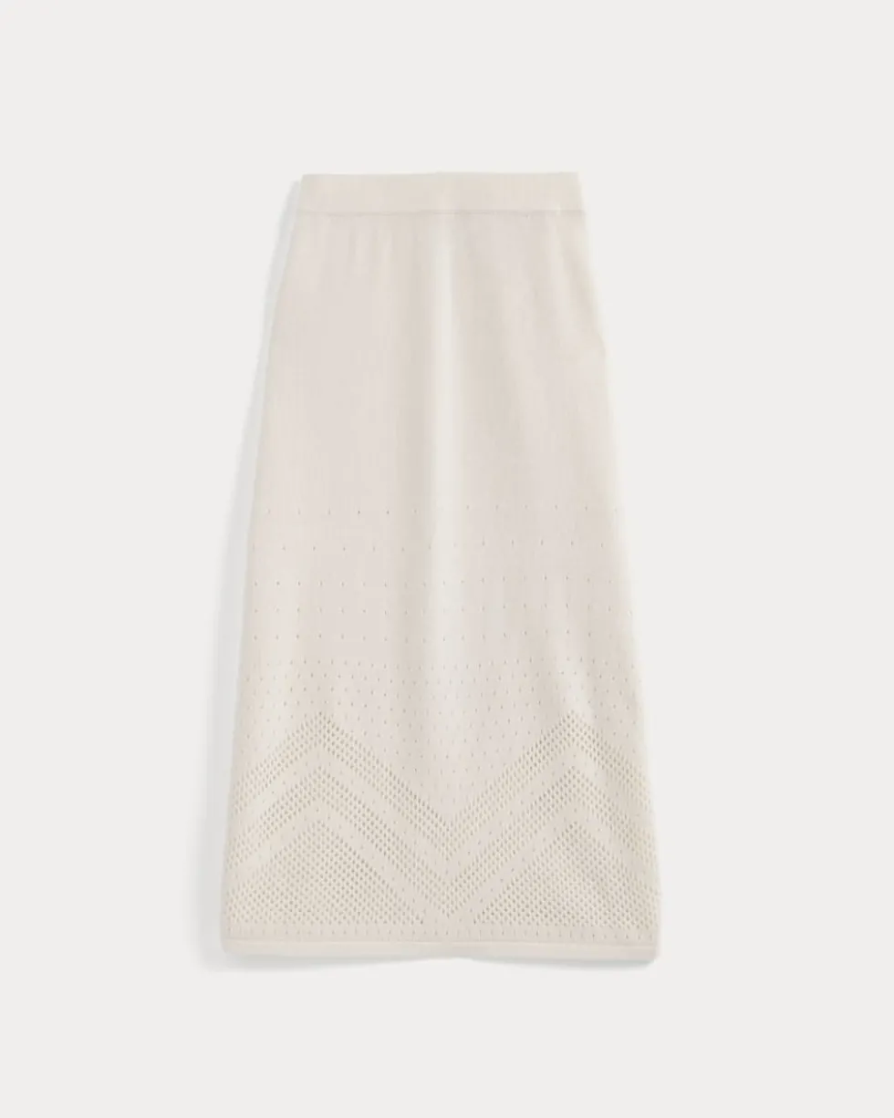 Lace-Knit Maxi Skirt