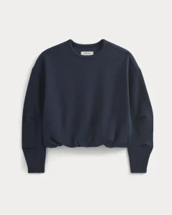Lightweight Terry Bubble Sweatshirt