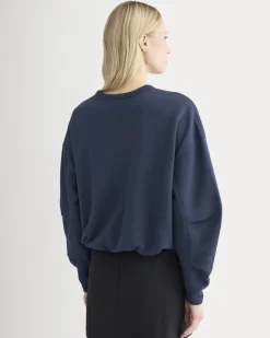 Lightweight Terry Bubble Sweatshirt