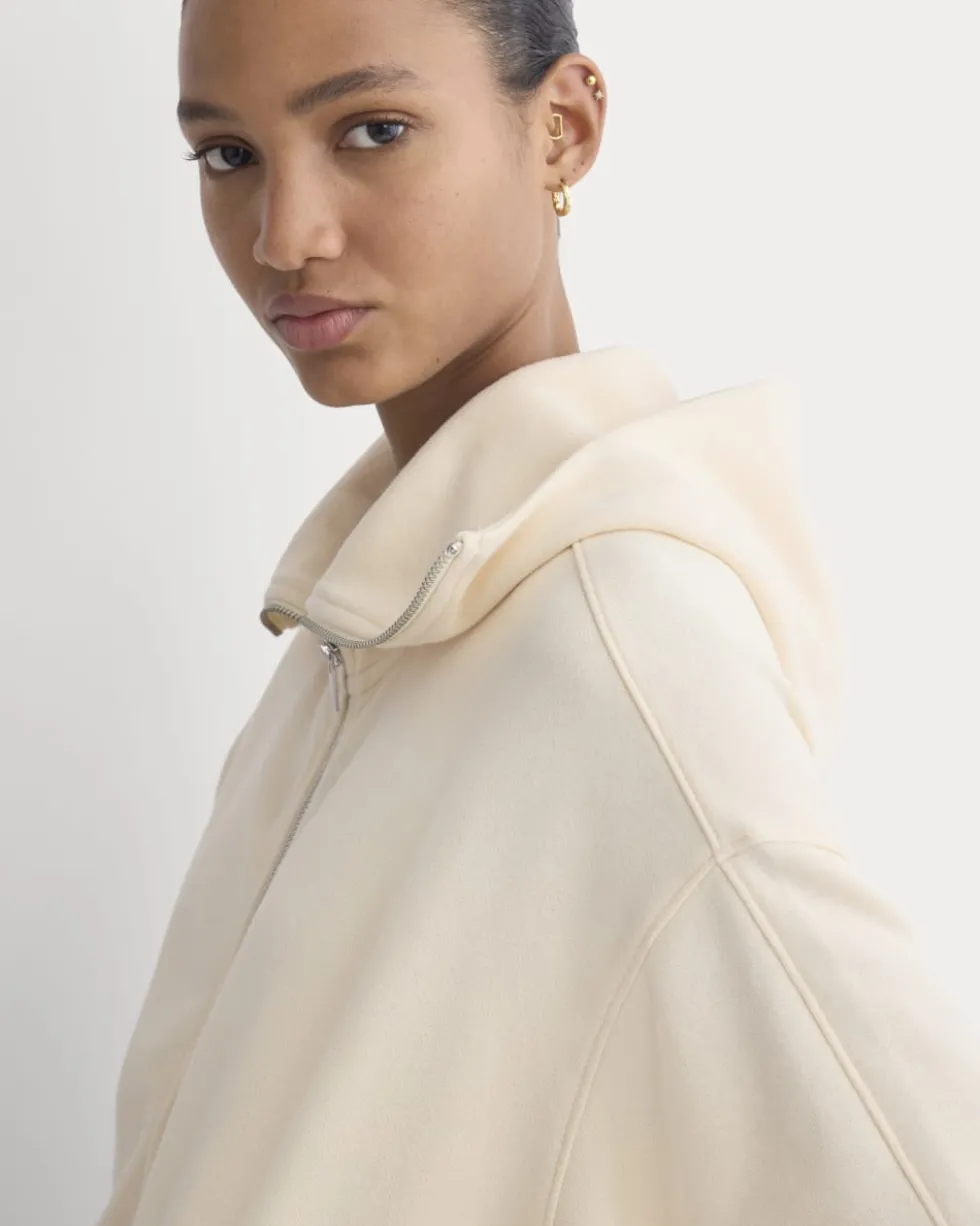 Lightweight Terry Cropped Full-Zip