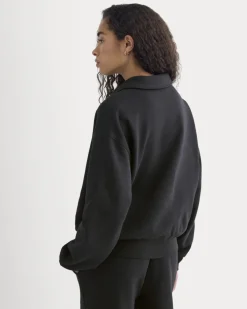 Lightweight Terry Polo Sweatshirt