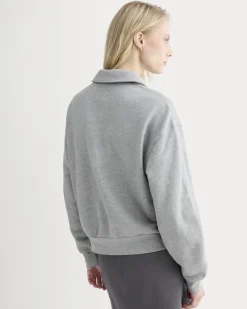 Lightweight Terry Polo Sweatshirt