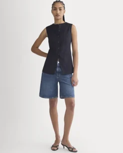 Loose Jean Short