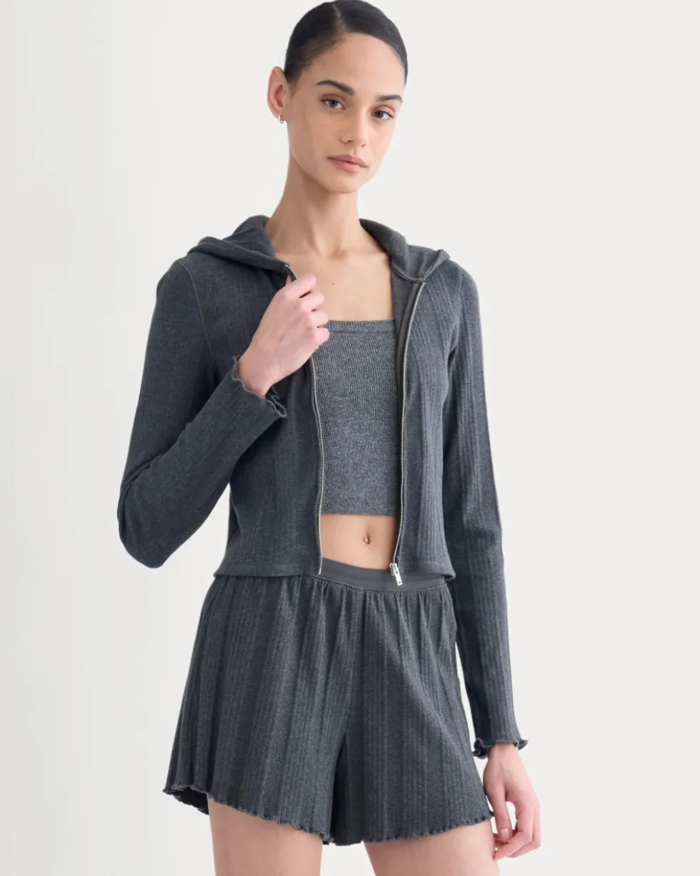 Lounge Rib Hoodie
