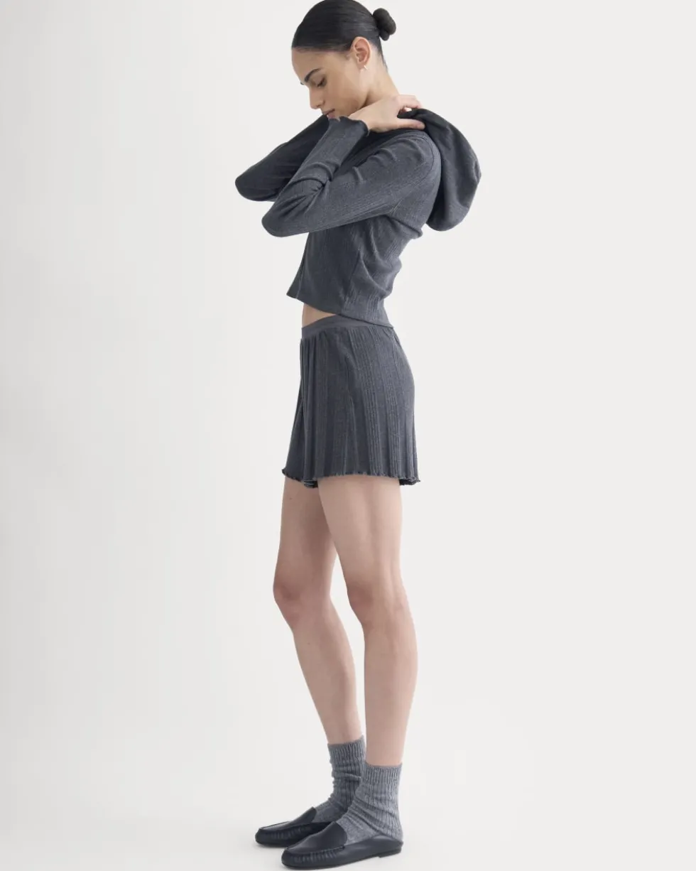 Lounge Rib Hoodie