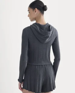 Lounge Rib Hoodie