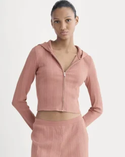 Lounge Rib Hoodie