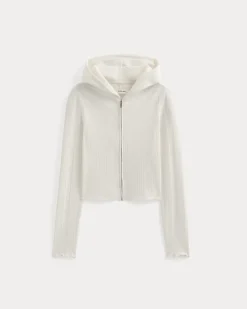 Lounge Rib Hoodie