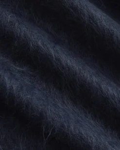 Lush Cashmere Cropped Polo Sweater