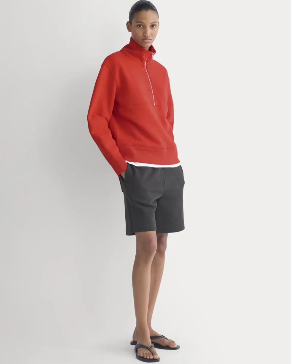 Luxe Fleece Half-Zip Sweatshirt