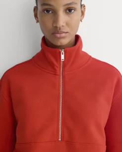Luxe Fleece Half-Zip Sweatshirt