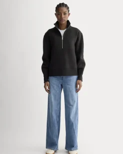 Luxe Fleece Half-Zip Sweatshirt