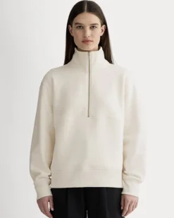 Luxe Fleece Half-Zip Sweatshirt