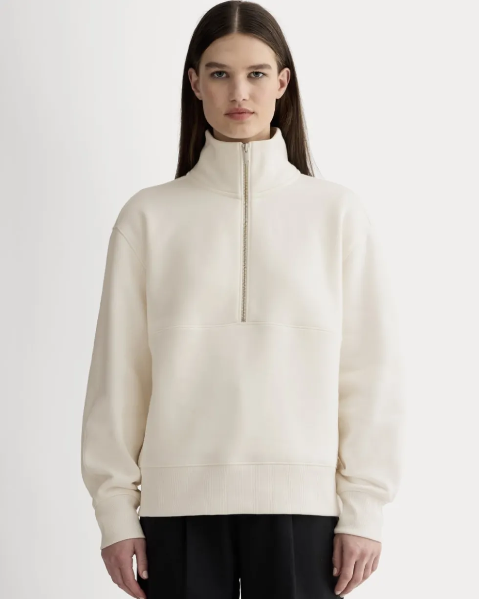 Luxe Fleece Half-Zip Sweatshirt