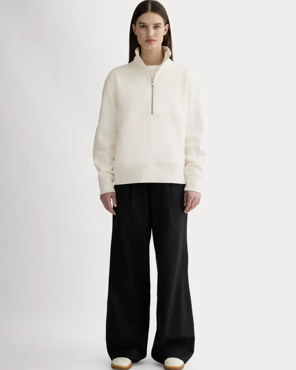 Luxe Fleece Half-Zip Sweatshirt
