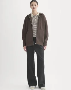Luxe Fleece Oversized Full-Zip Hoodie
