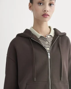 Luxe Fleece Oversized Full-Zip Hoodie