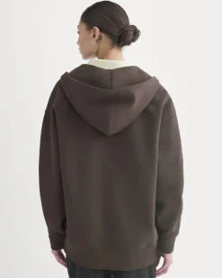 Luxe Fleece Oversized Full-Zip Hoodie