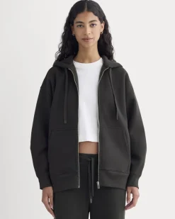 Luxe Fleece Oversized Full-Zip Hoodie