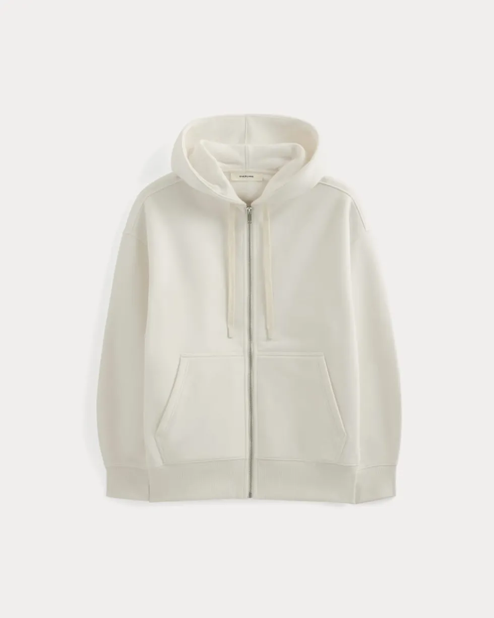 Luxe Fleece Oversized Full-Zip Hoodie