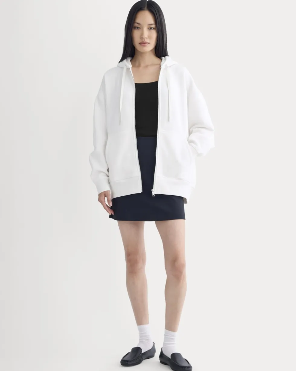 Luxe Fleece Oversized Full-Zip Hoodie