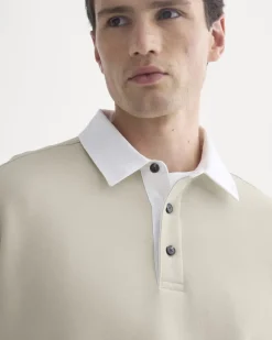 Luxe Fleece Rugby Polo