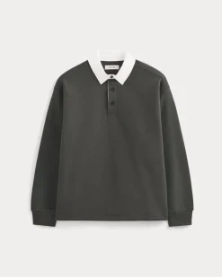 Luxe Fleece Rugby Polo