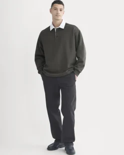 Luxe Fleece Rugby Polo